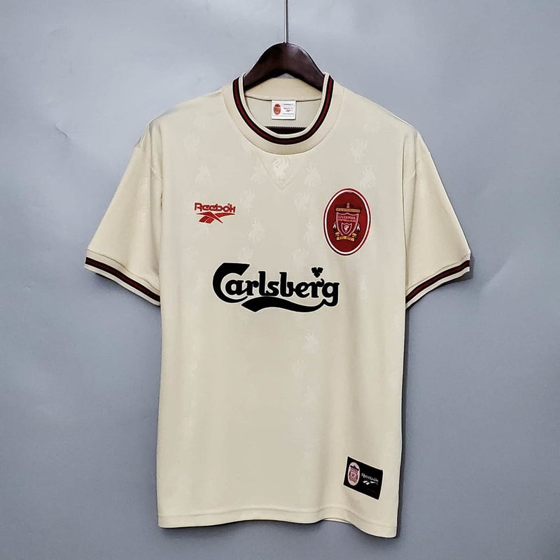 Camisa Liverpool Retrô 1996/1997 Branca - Reebok