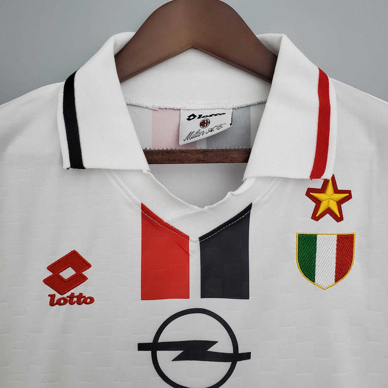 Camisa Milan Retrô 1995/1997 Branca - Lotto