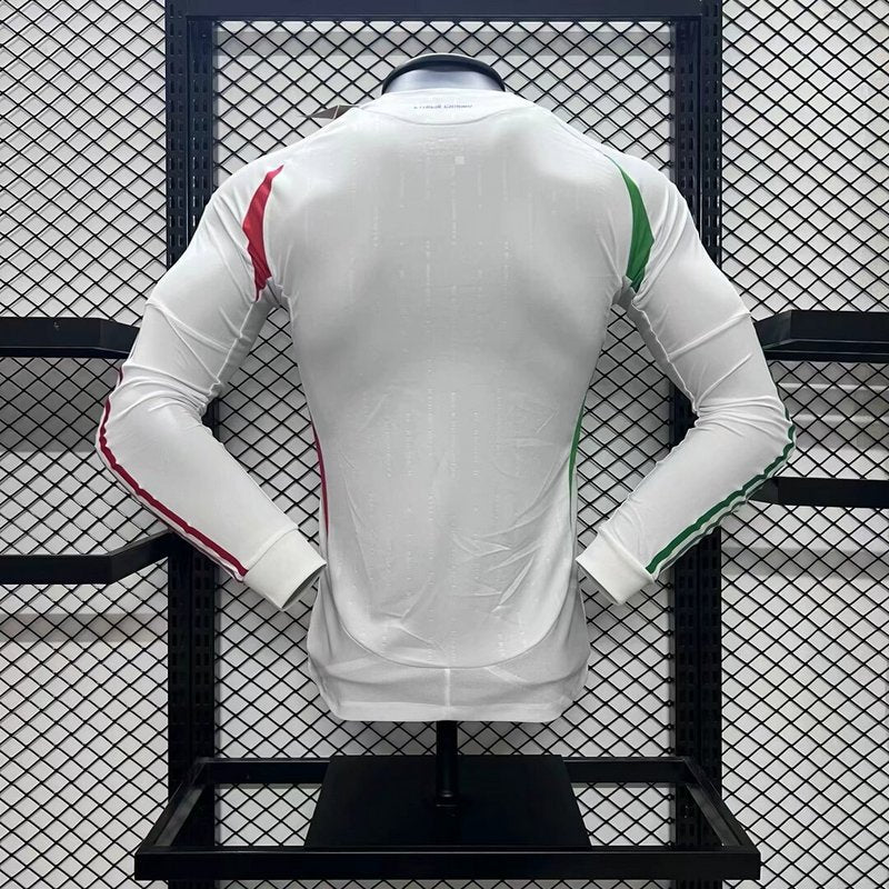 Italy 2024∕25 Euro Away Long Sleeves Jersey – Player Version(6823)