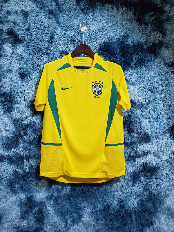 Retro Retro 2002 Brazil home S-XXL(7FAC)