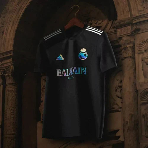 Camisa Real Madrid 23/24 Lançamento Edição Especial Balmain Paris