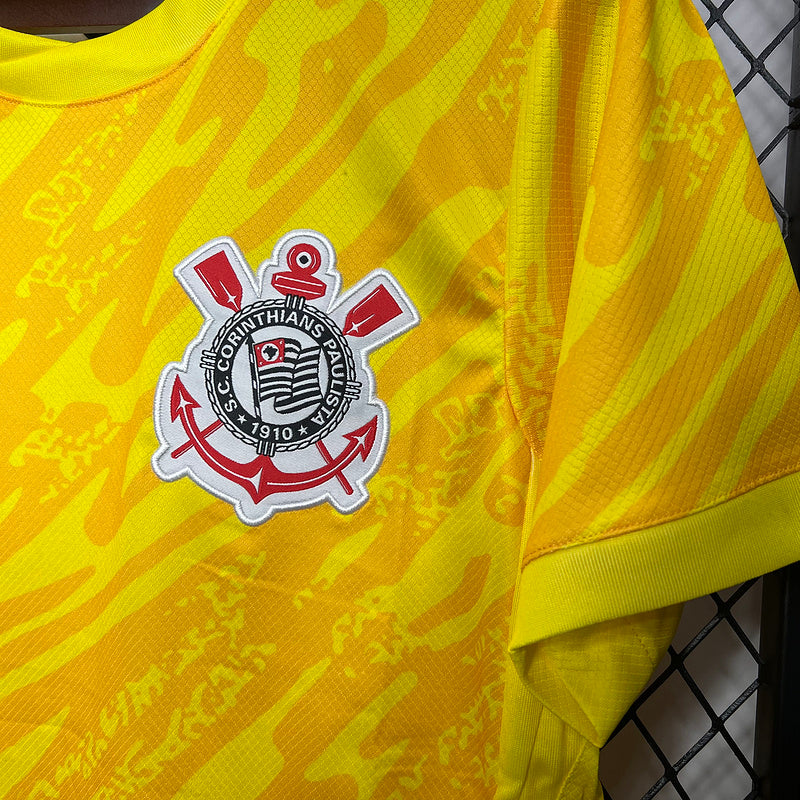 Corinthians 2024∕25 Goalkeeper Yellow Jersey(5329)