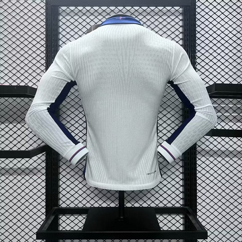 Player England 2024∕25 Euro Home Long Sleeves Jersey – Player Version(E2F4)