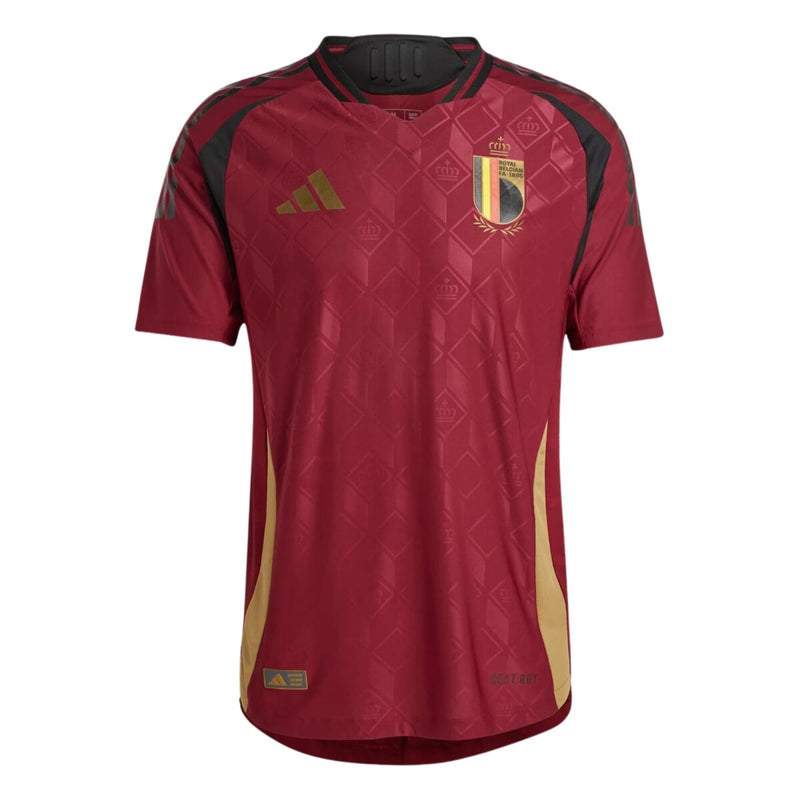 Camisa Bélgica Home 24/25 s/n° Torcedor Adidas Masculino - Grená