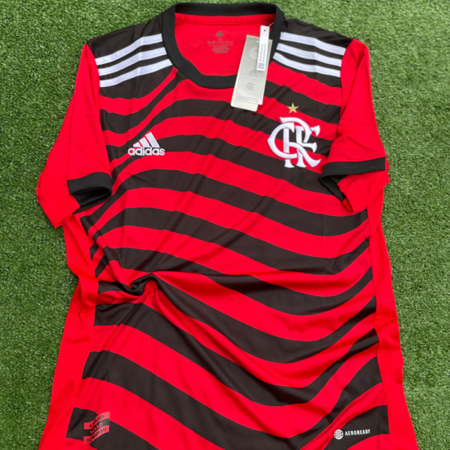 Camisa Flamengo III 22/23 Adidas - Rubro Negro