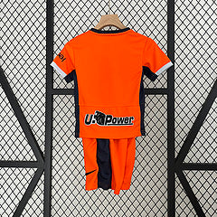 Conjunto Infantil Inter de Milão Home 23/24 - Laranja e Preto